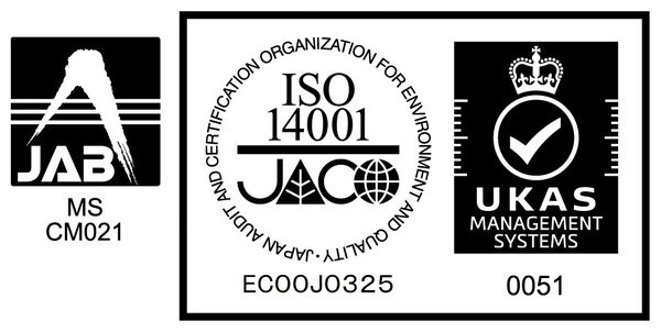 ISO14001(環境マネジメントシステム)の認証マーク