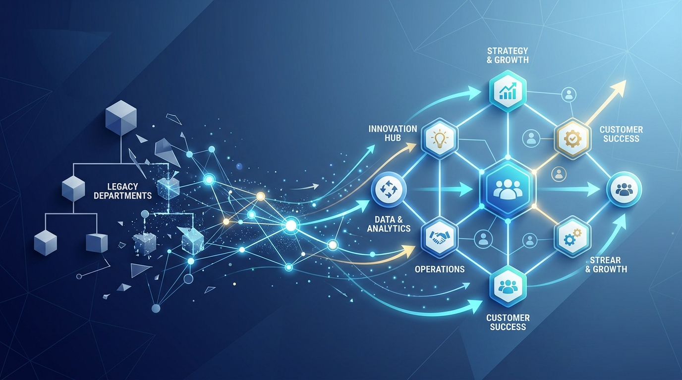 事業拡大に伴う組織再編成および新体制に関するお知らせ